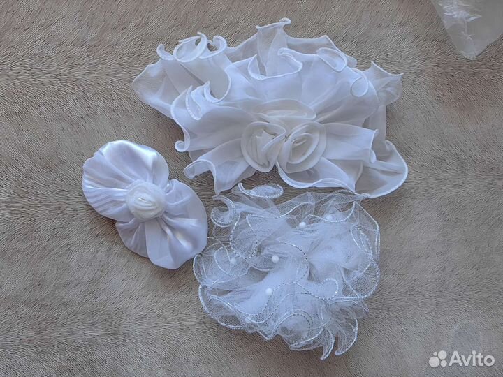 Бант и заколка для волос детский