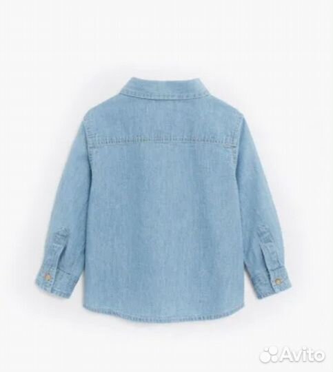 Новая джинсовая рубашка Mango Kids, 80; 92