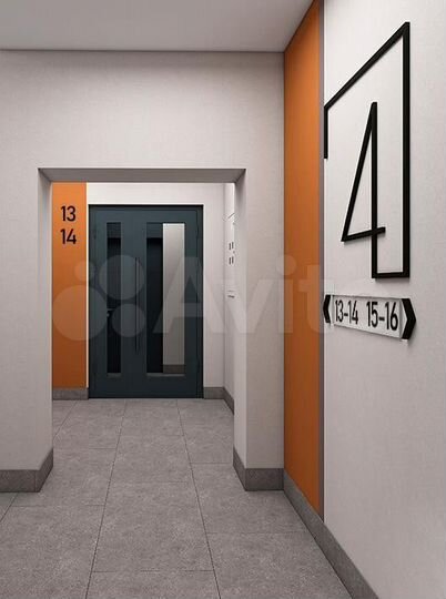 1-к. квартира, 45 м², 5/9 эт.