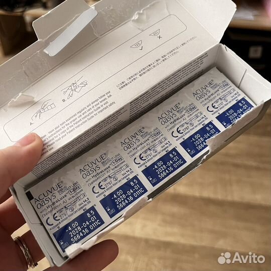 Линзы контактные