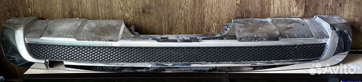 Юбка заднего бампера Mercedes ML 350 w166 AMG