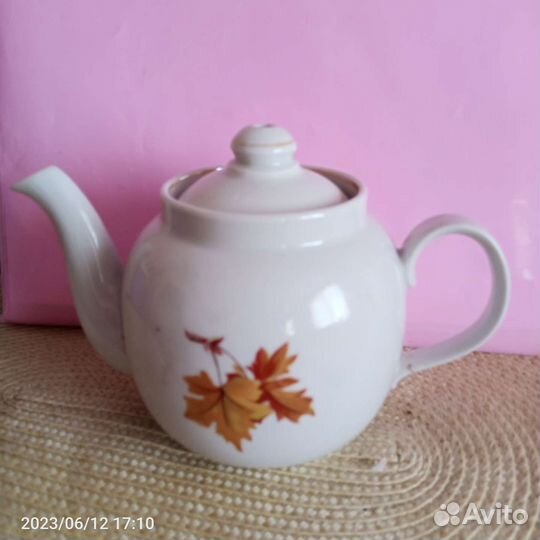 Чайник фарфоровый СССР/ кружки