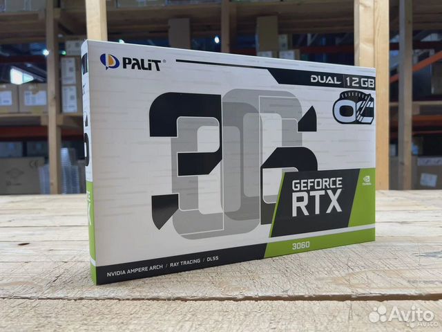 Видеокарта Palit RTX 3060 Dual 12GB купить в Тюмени | Электроника | Авито
