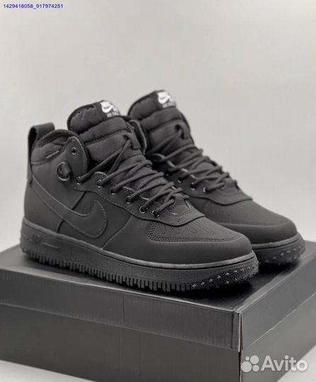 Кроссовки Nike Air Force 1 Duckboot (с мехом) (Арт.97622)