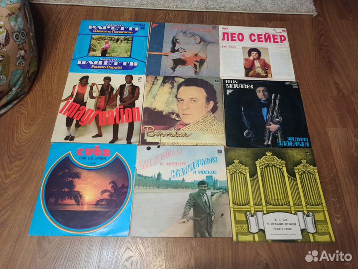 Виниловые пластинки эстрада, джаз, рок