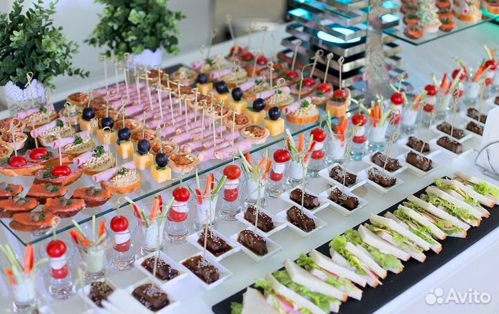 Фуршеты для свадьбы