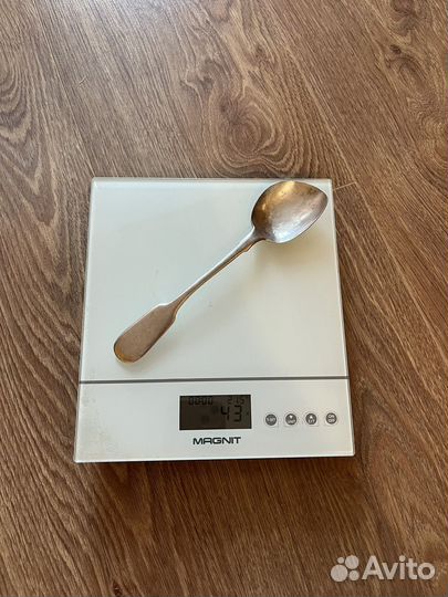 Столовая ложка. Царское серебро 84 проба