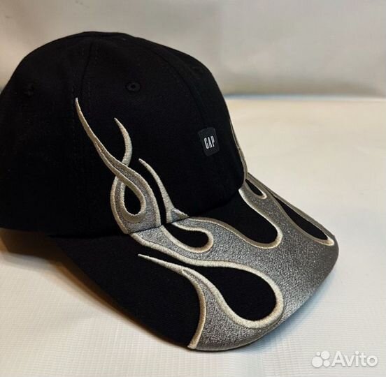 Кепка Gap Balenciaga Black Гэп Бейсболка Черная