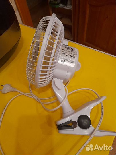 Вентилятор на прищепке