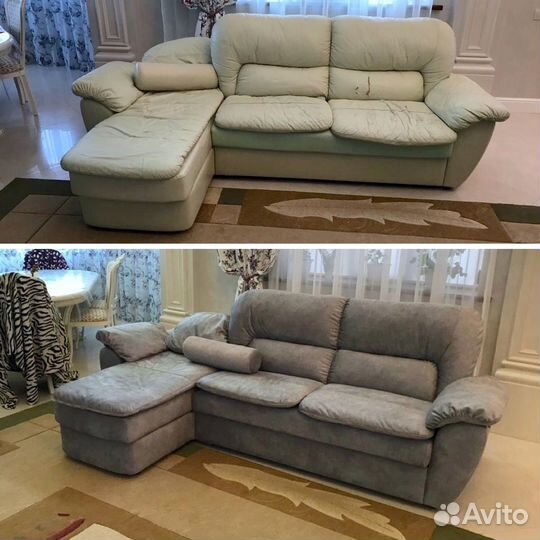 Перетяжка мягкой мебели