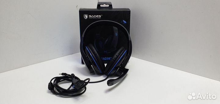 Наушники Проводные Накладные Sades SA-701 TPower