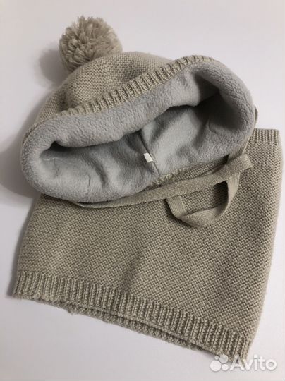 Шапка и снуд зима
