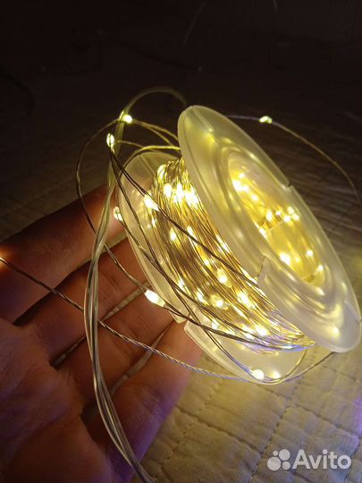 Уличная гирлянда, гирлянда роса 100 метров