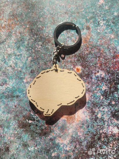 Брелок hand made мозги