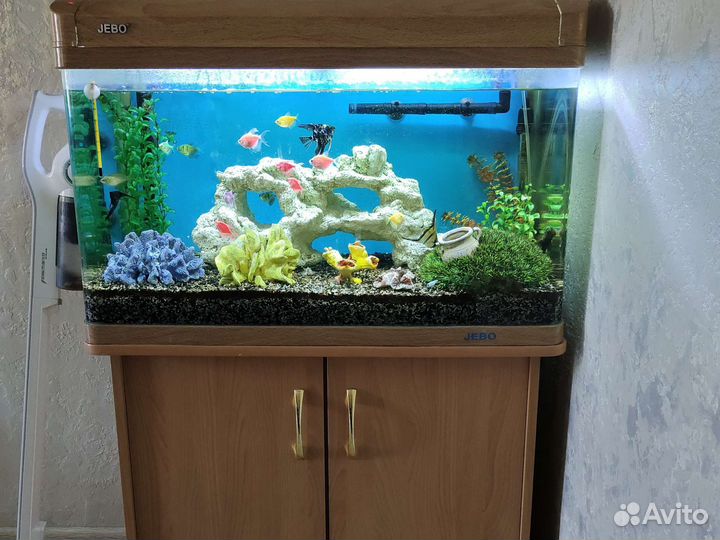 Фирменный аквариум с тумбой