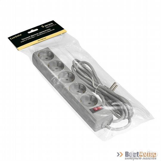 Сетевой фильтр ExeGate SP-5-5G EX221189RUS