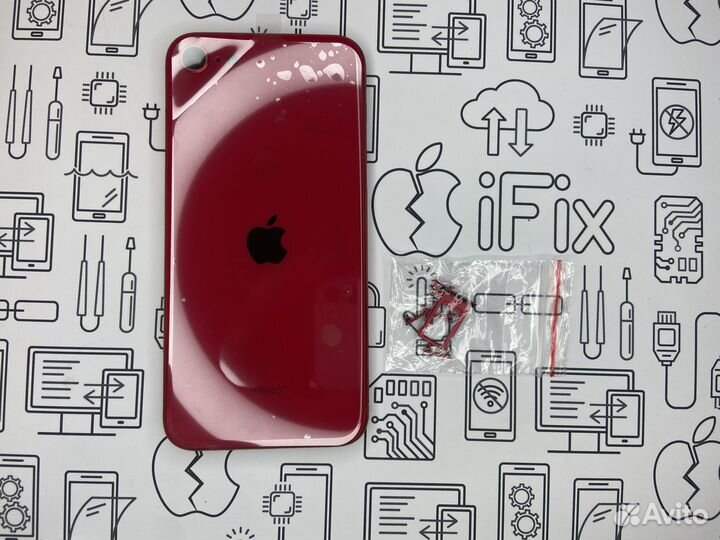 Корпус для iPhone SE 2020 (красный) orig Завод