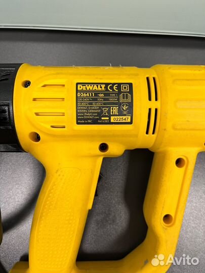 Фен строительный Dewalt D26411 (нефт)