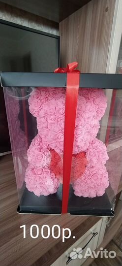 Мишка из роз