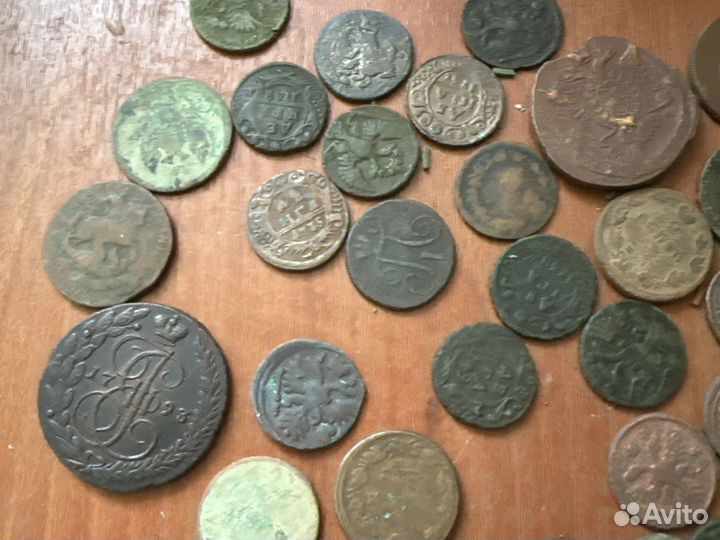 Монета елизавета петр рубль 5 копеек царские