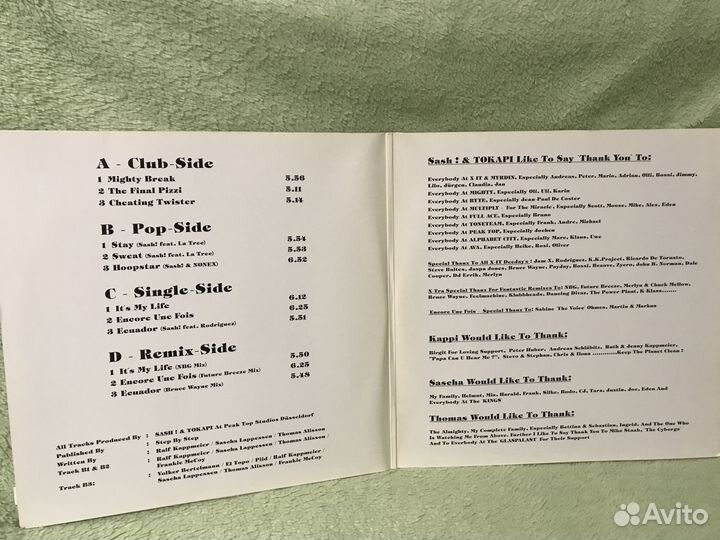 Sash на виниле