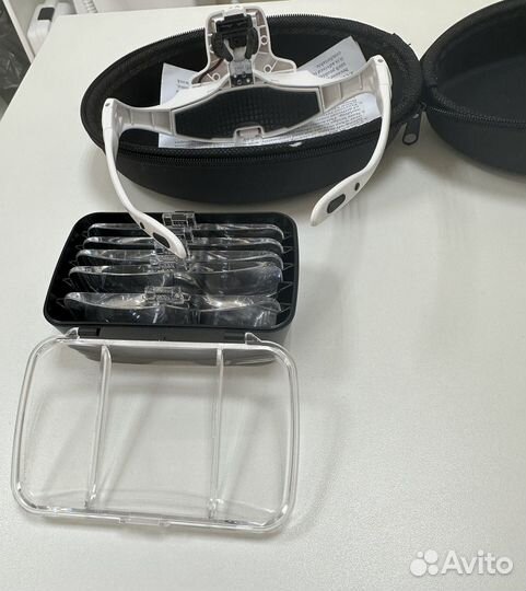 Очки увелечительные (для электролога) с подсветкой