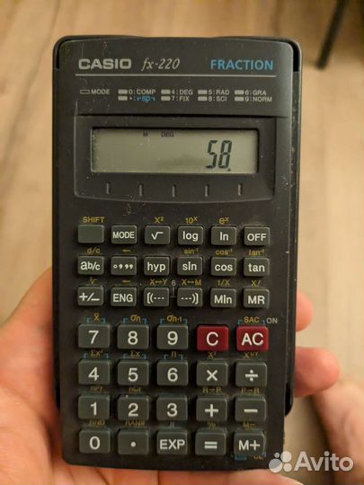 Калькулятор casio fx 220