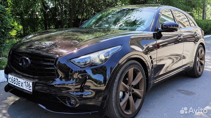 Сплиттер губа Infiniti fx/qx70