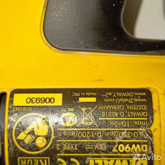 Продам шуруповерт Dewalt