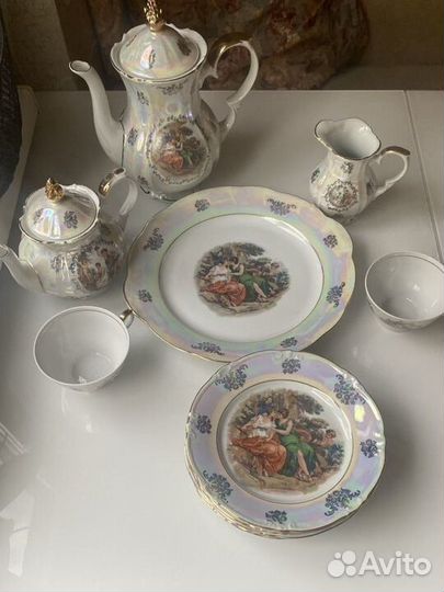 Сервиз чайный фарфор