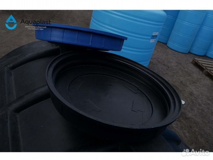 Резервуар пластиковый 10 тонн для гсм и топлива (в