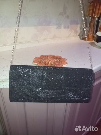 Клатч вечерний блестящий