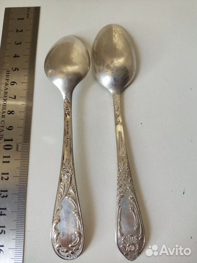 Чайные ложки мельхиор СССР
