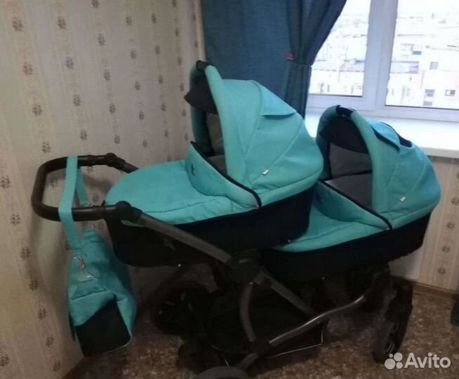 Коляска для двойни 2 в 1 Legacy mira пр-во Польша