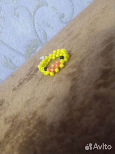 Кольцо из бисера