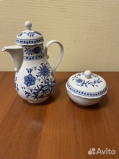 Остатки сервиза Kahla синий лук