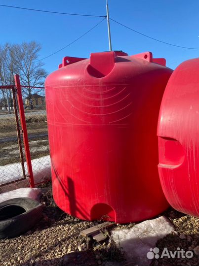 Пластиковая ёмкость TR кас 6000 л вертикальная