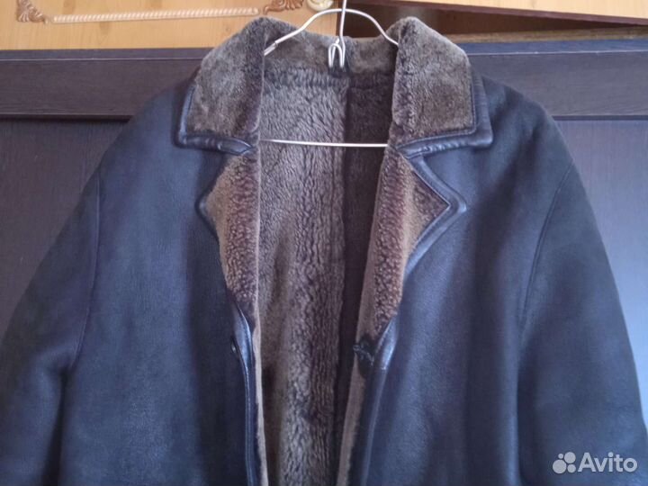 Кожаная дубленка мужская