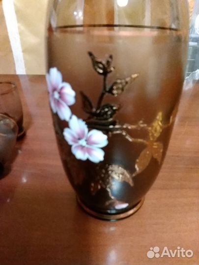 Графин-штоф + 6 стопок Богемия