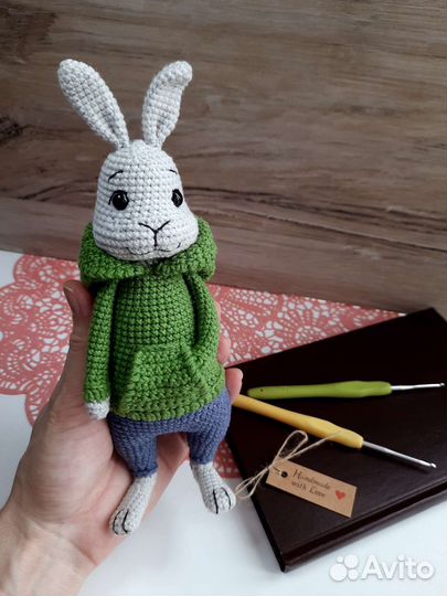 Зайчик ручной работы, зайка, заяц символ 2023 года