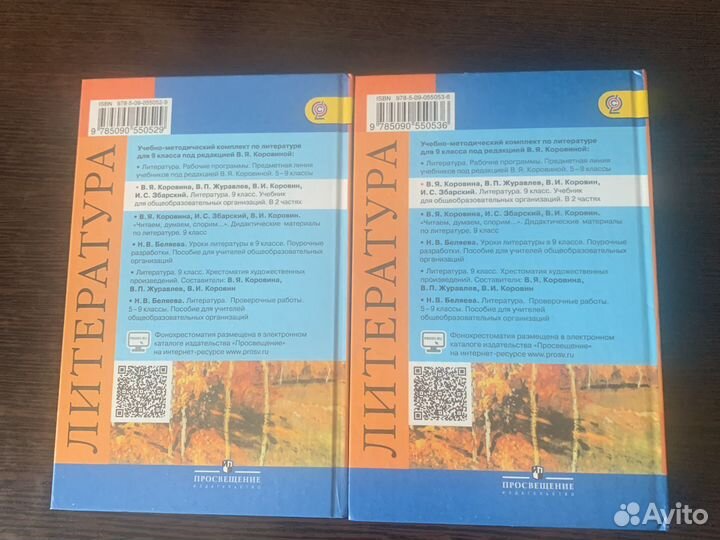 Учебник Литература 9 класс