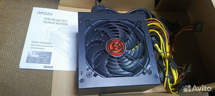Блок питания для пк Ginzzu 600w