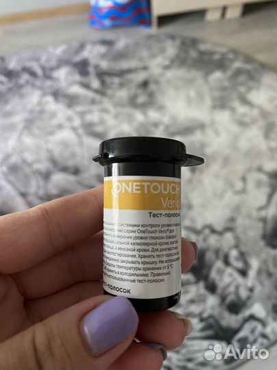Тест полоски one touch verio