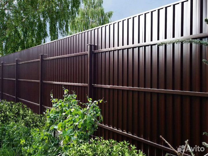 Забор из профнастила