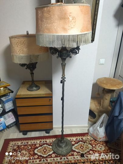 Торшер и лампа винтаж