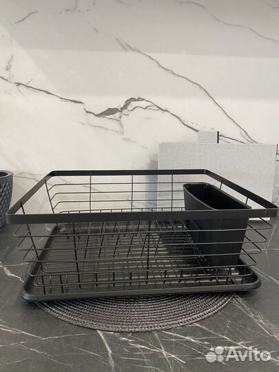 Сушилка для посуды настольная матовая