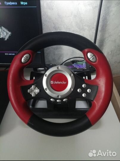 Игровой руль defender challenge mini le