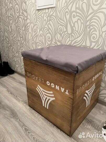 Пуфик с ящиком 50х50х50