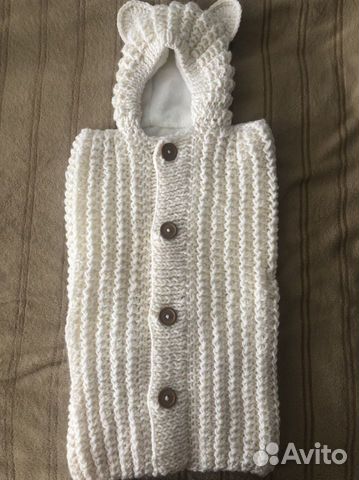 Конверт на выписку вязаный