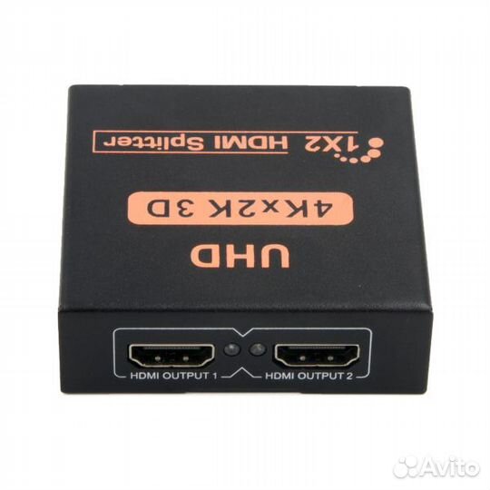 Разветвитель hdmi с 1 на 2 порта 4K